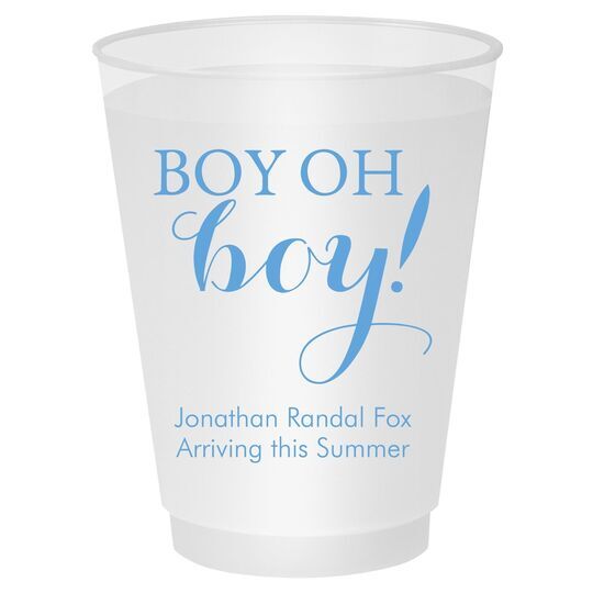 Boy Oh Boy Shatterproof Cups